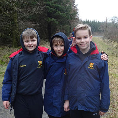 Years 5 and 6 have their sponsored walk for Edukid