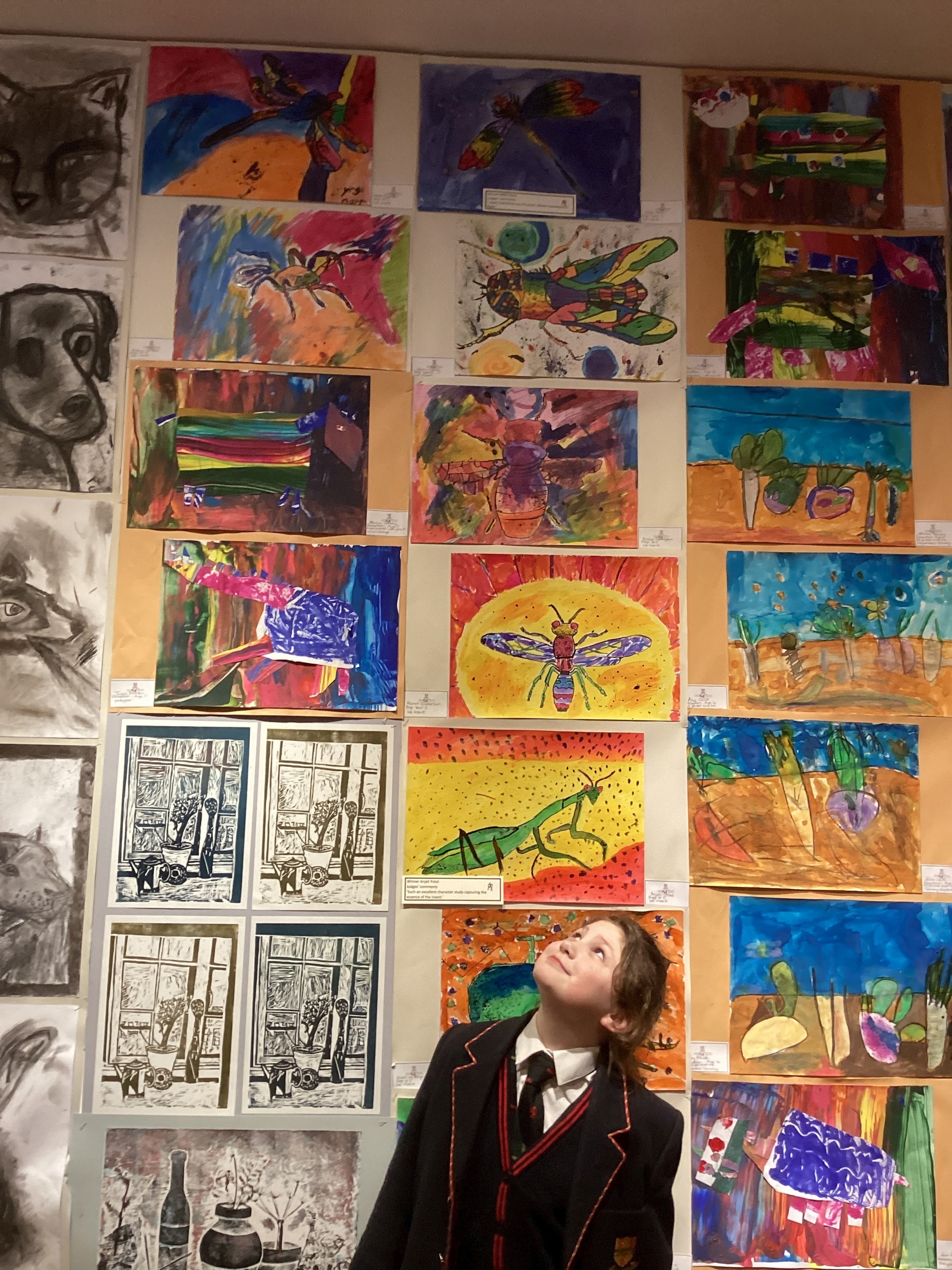 Winners at the Burton Art Gallery Schools' Exhibition